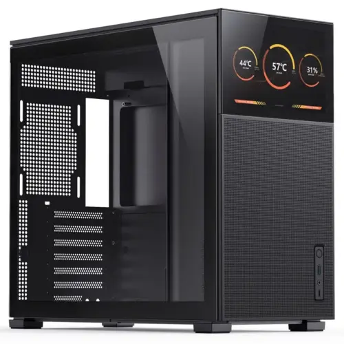 Jonsbo D41 Mesh Caixa de PC Preto com Visor de Vidro Temperado