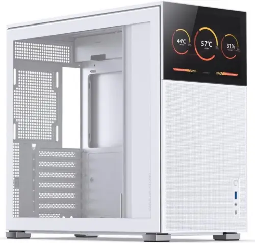 Jonsbo D41-MESH-WHITE ATX PC com visor de vidro temperado