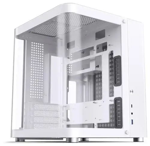 Jonsbo TK-1 Micro-ATX Caixa Vidro Temperado Branco
