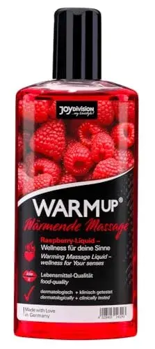 Joydivision Linha WarmUp Óleo de Massagem Framboesa 150ml