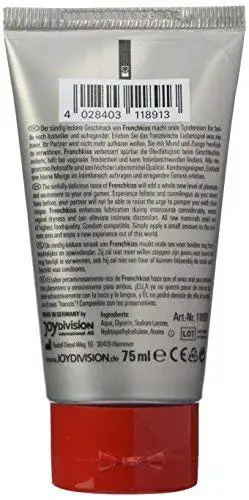 Joydivision Lubrificante 75ml Morango Textura à base de água Sabor pecaminoso