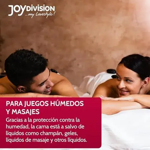 Joydivision SexMAX Wetgames Lençol Proteção Discreto 180x220cm Vermelho Anel Peniano