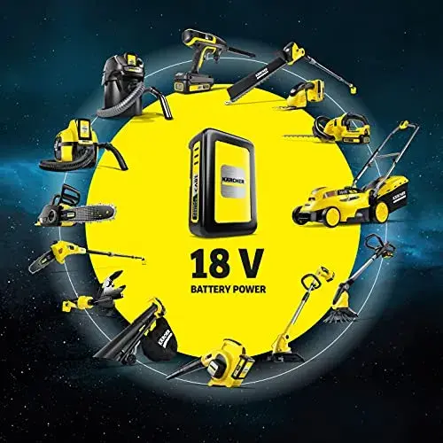 Karcher Família Battery Power Bateria Starter Kit 18 V 5 Ah Preto