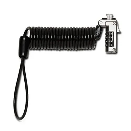 Kensington Cadeado Antirroubo Com Cabo Telescópico 1,8m Combinação