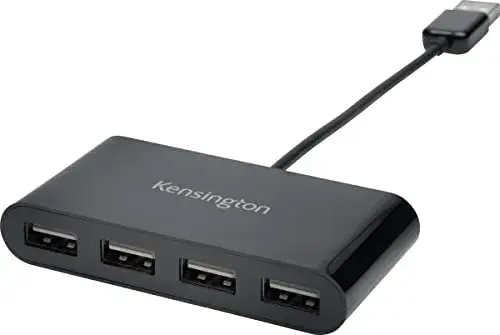 Kensington K39120EU USB 2.0 4-Port Hub Preto