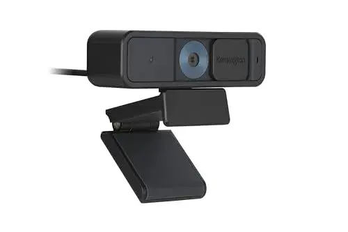 Kensington Webcam 1080p USB-A/USB-C Foco automático, ângulo reduzido, microfone estéreo