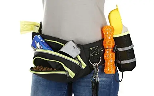 Kerbl Cinto Active Ajustável 70-120cm Preto Tiras Refletoras