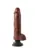 King Cock Dildo Vibrador Realista 25.5 cm Marrom