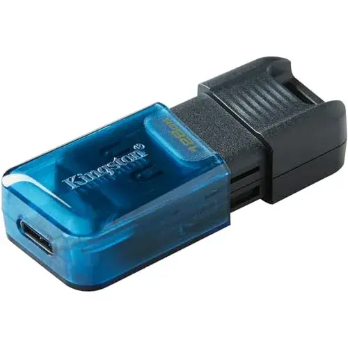 Kingston DataTraveler 128GB USB Type-C Preto Tampa
