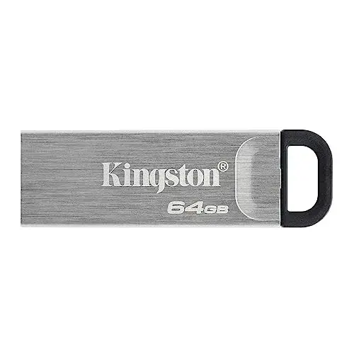 Kingston DataTraveler 64GB Prateado USB 3.2