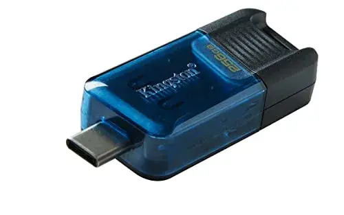Kingston DataTraveler 80 256GB Preto/Azul USB Tipo C