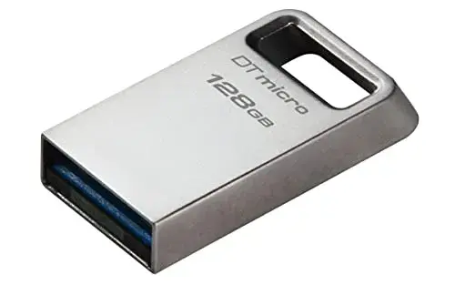 Kingston DataTraveler Micro 128GB Prateado USB 3.2