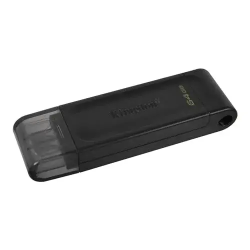 Kingston DT70/64GB Preto USB-C