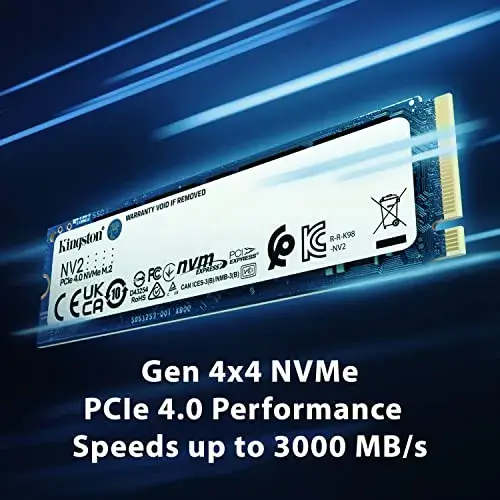 Kingston SNV2S/250G 250GB SSD NVMe PCIe 4.0