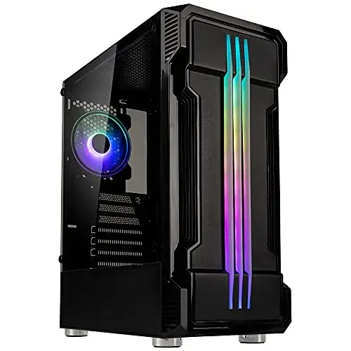 Kolink Inspire K10 ARGB Caixa de PC Midi Tower Preta Vidro Temperado