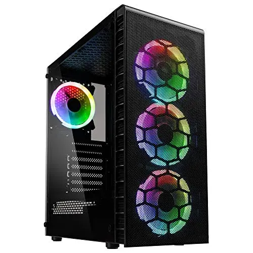Kolink Observatory Lite Mesh RGB ATX Midi Tower Preto Vidro Temperado