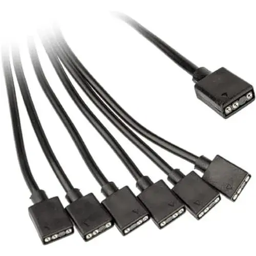 Kolink Splitter ARGB 1-6 portas 30cm