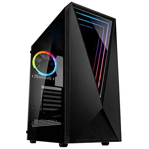 Kolink VOIDRGB Midi Tower Preto com vidro temperado e RGB