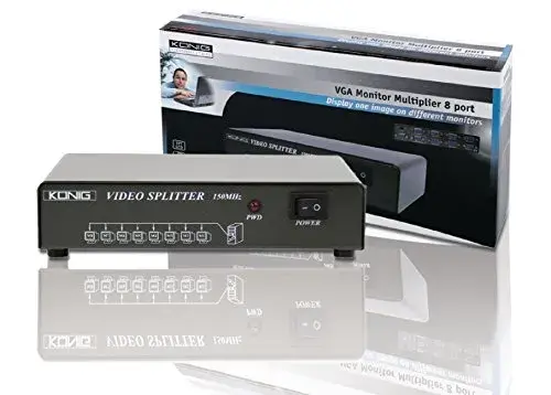 Konig Splitter VGA 8 Monitores 8 VGA Saída