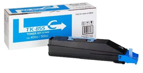 Kyocera TK855C Toner Cyan 18000 páginas