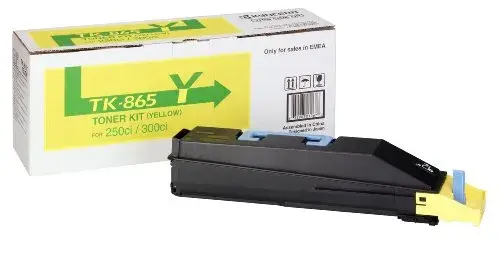 Kyocera TK865Y Toner Amarelo 12K 450 páginas