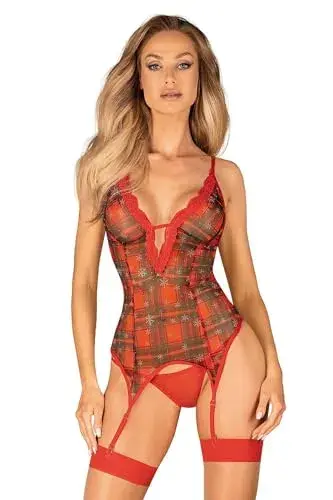 Obsessive Jollymore Corset Sexy Preto M/L