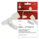 LABEL THE CABLE Abraçadeiras de Parede Brancas Pack 10