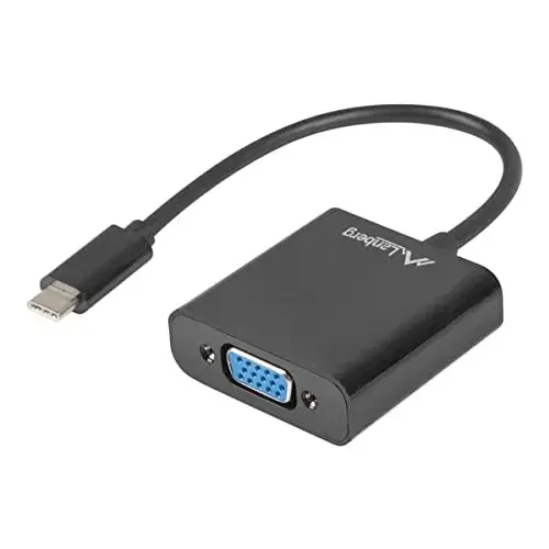 Lanberg Adaptador USB Tipo-C para VGA 15cm