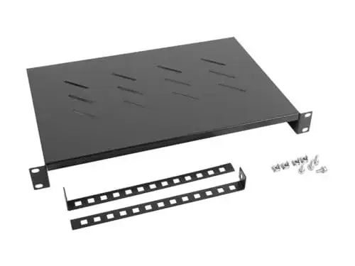 Lanberg AK-1004-B Gaveta metálica para rack 1U Preto