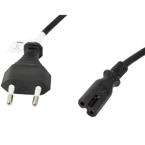 Lanberg CA-C7CA-11CC-0030-BK Acoplador C7 3m Preto