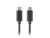 Lanberg CA-CMCM-10CU-0005-BK Cabo USB Tipo C 0,5m Macho a Macho