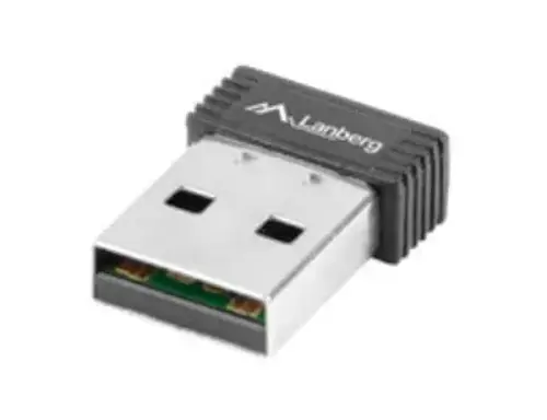 Lanberg NC-0150-WI Adaptador USB WiFi 150mbps 802.11b/g/n Preto