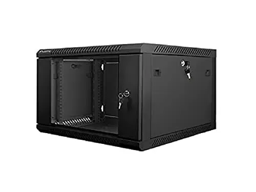 Lanberg WF01-6606-10B Armário Bastidor 19″ 6U Preto