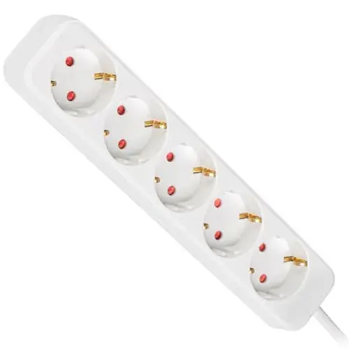 Lanberg PS0-05F-0300-W Extensão 3m com 5 tomadas Schuko