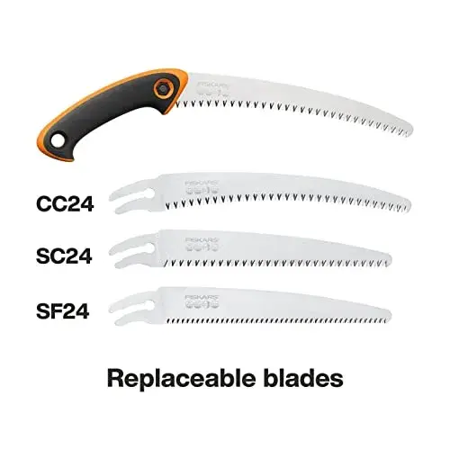 Fiskars SW-240 24cm Aço Preto/laranja serra de poda