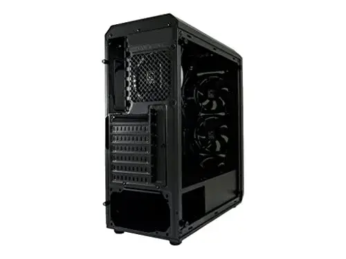 LC Power LC-703B-ON Caixa ATX Midi Tower Preto com vidro temperado