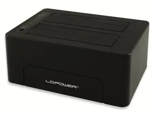 LC Power LC-DOCK-C Docking para HDD e SSD Preto