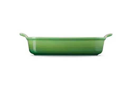 Le Creuset Assadeira de Cerâmica Grês 39×25,4 cm Bamboo