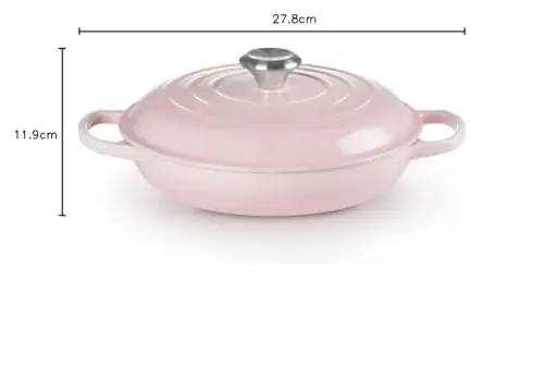 Le Creuset Caçarola Ferro Fundido Baixa 26cm Shell Pink