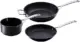 Le Creuset Conjunto de utensílios de alumínio antiaderente 16cm, 24cm e 26cm