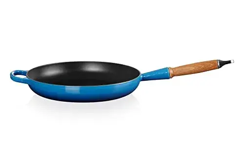 Le Creuset Frigideira Ferro Fundido 28cm Azul Caramelizado