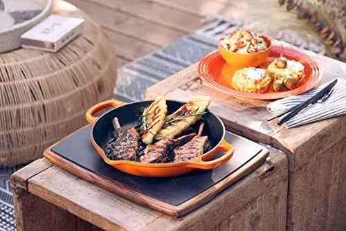 Le Creuset Grelha Ferro Fundido 25cm Vulcânico