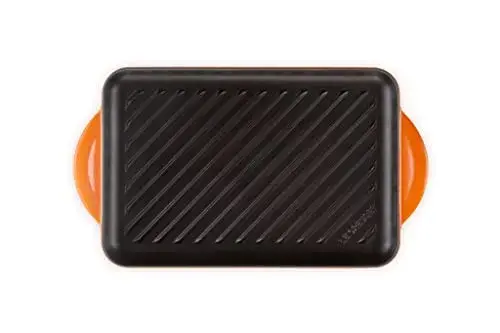 Le Creuset Grelhador Ferro fundido 38,5×21,8×3,1 cm Vulcânico