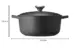 Le Creuset Panela de Ferro Fundido 20cm Preto