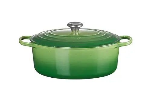 Le Creuset Panela oval ferro fundido 6,3L Bamboo
