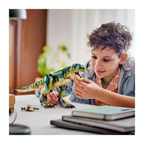 LEGO Creator 3 em 1 T. Rex 31151 Dinossauros Brinquedo Amarelo 9+