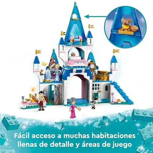 LEGO Disney Princess 43206 Castelo da Cinderela e do Príncipe Encantado