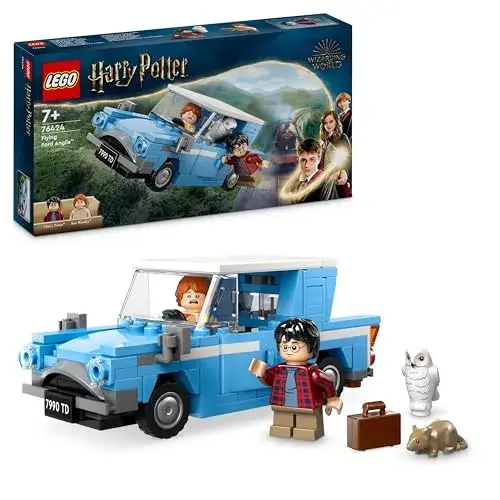 LEGO Harry Potter Ford Anglia Voador 76424 Carro Encantado Brinquedo para Crianças de 7 Anos