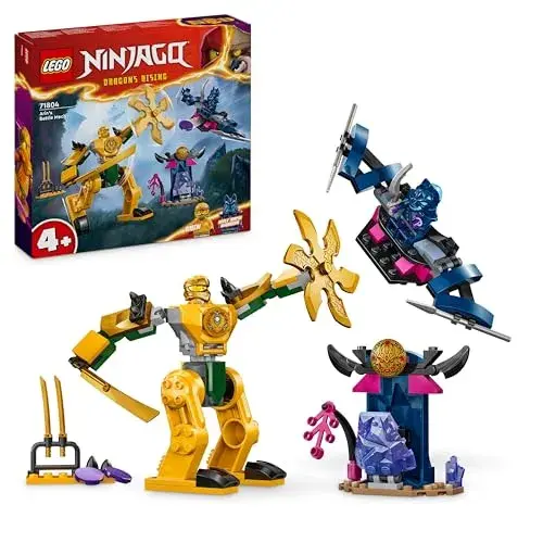 LEGO NINJAGO Robô de Combate do Arin 71804 Dragões de Brinquedo Infantil