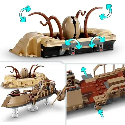 LEGO Star Wars 75396 Desert Skiff e Buraco de Sarlacc